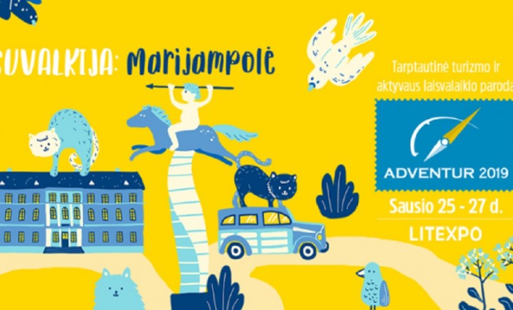Marijampolė pristatoma turizmo parodoje „Adventur 2019”