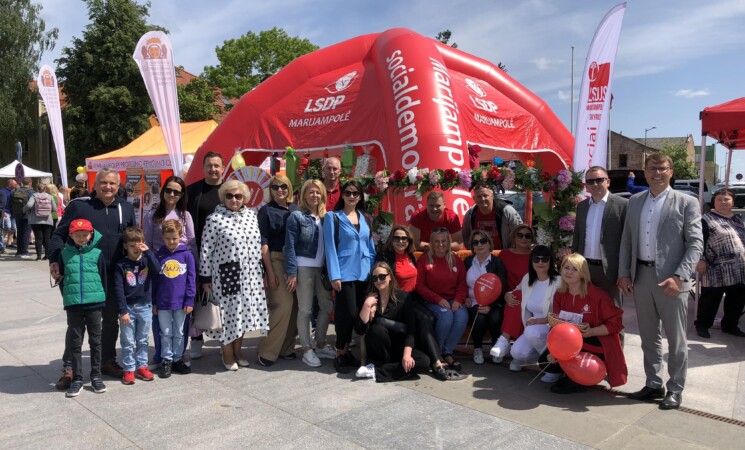 Cukriniame festivalyje ryškiai švietė Marijampolės socialdemokratai
